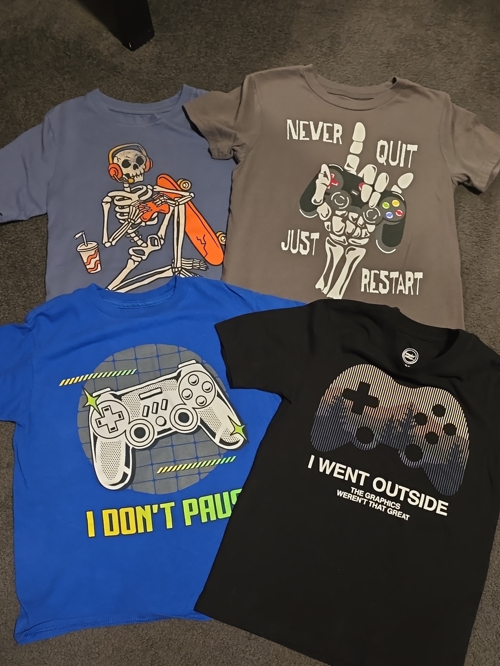 Kids' Graphic Gaming T-Shirt Bundle